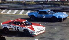 1975 European GT Championship cars at Imola start line