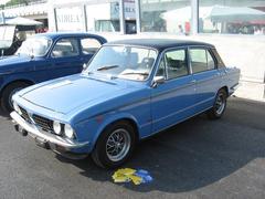 Front view of Triumph Dolomite Sprint car at Imola Circuit Italy