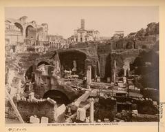 Roman Forum fountain well and source of Juturnes