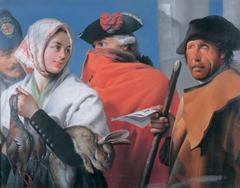 Blind romance seller painting by Lorenzo Tiepolo