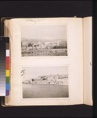 Harbour of Genoa with Stazione marittima and Porto Antico; Valetta, Lascaris Bastion