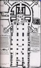 Map of the Vatican Grottoes showing layout and structure