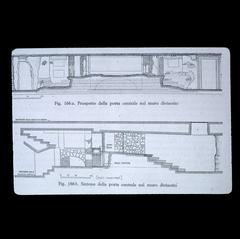 Architectural drawing of an unidentified religious building, possibly Basilica di San Pietro, 1966
