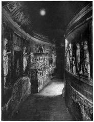 Frontispiece showing Grotto Nuove of St. Peter's Basilica in the Vatican from 1914 book How to See the Vatican