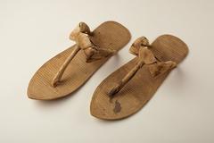 Ancient Egyptian pair of sandals belonging to Yuya and Tjuyu