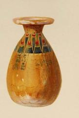 Vase of Taemwadjsy from Tomb of Yuya and Thuya featuring ancient Egyptian craftsmanship