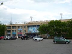 Front view of DK MAI cultural center building