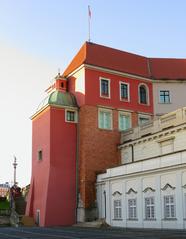 Copper-Roof Palace, historic building in Warsaw with ornate architecture and green copper roof