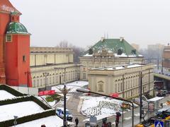 Copper-Roof Palace in Warsaw with its distinctive copper roofing and historic architecture