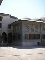 Outside view of the crown prince's apartments at Topkapi Palace in Istanbul from the Concubine's courtyard