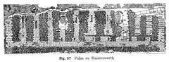 Kaiserpfalz Kaiserswerth architectural elevation drawing