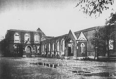 Ruins of the Tokyo Imperial University Library destroyed in the Great Kanto Earthquake