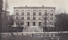 Historic building of the Alte Kantonsschule in Zurich on Rämistrasse 59