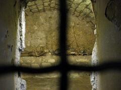 Room for the corpses' preparation in Capuchins Catacombs with preserved bodies on display