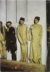 Exterior view of Capuchin Catacombs entrance in Palermo with Seffer brothers