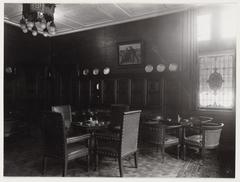 Historic photograph of Industria building and bar at Dam 23-31, Amsterdam, designed by architect Foeke Kuijpers in 1918