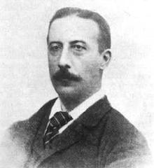 Portrait of Albertus Hotz, Dutch man born 1855 died 1930
