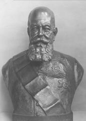 Bust of Dr. Hendrik P.N. Muller at University of the Free State and Ethnographic Museum in Leiden