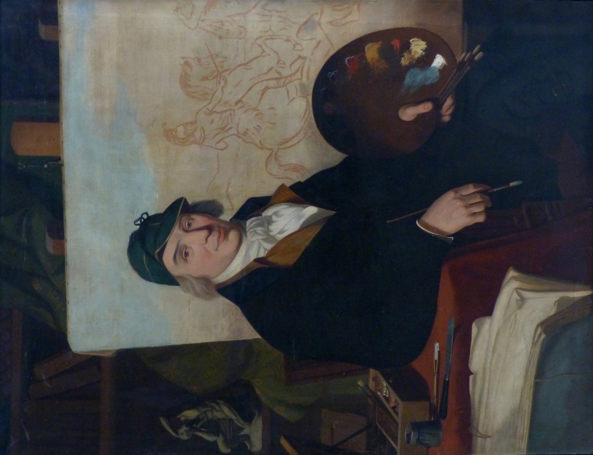 Painting by Jacques Gamelin at Musée Fabre showing religious cycle artwork