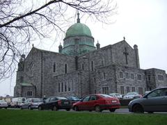 Exterior view of Galway Cathedral with blue sky