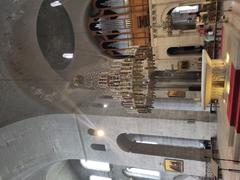 One of the five chandeliers inside Saint-Front Cathedral