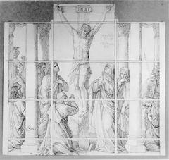 Sketch of the Crucifixion for St. Paul's Church