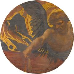 Angel of the Apocalypse sculpture by Hugh Hutton Stannus in St Paul's Cathedral
