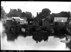Pont Romain sur l'Huisne au Mans, Circuit de la Sarthe, 1911