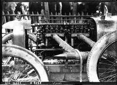 Historic engine of Rolland Pilain at Circuit de la Sarthe in 1911