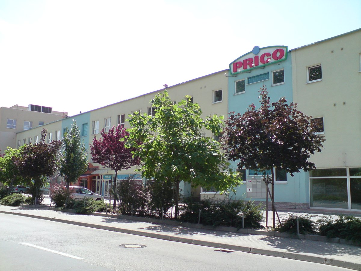 Údernícka street in Petržalka neighborhood, Bratislava, Slovakia