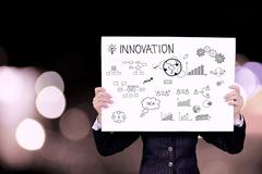 Business idea diagram with innovation icons