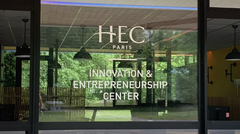 Entrance of HEC Paris Innovation and Entrepreneurship Center in Jouy-en-Josas