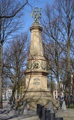 Monument Saxen Weimar on Lange Voorhout in Den Haag