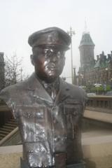 Valiants Statue of Andrew Mynarski at Cenotaph War Memorial Ottawa