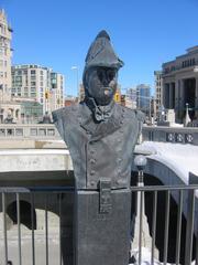 Bust of Isaac Brock at Valiants Memorial in Ottawa