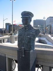 Bust of Joseph Kaeble at Valiants Memorial in Ottawa