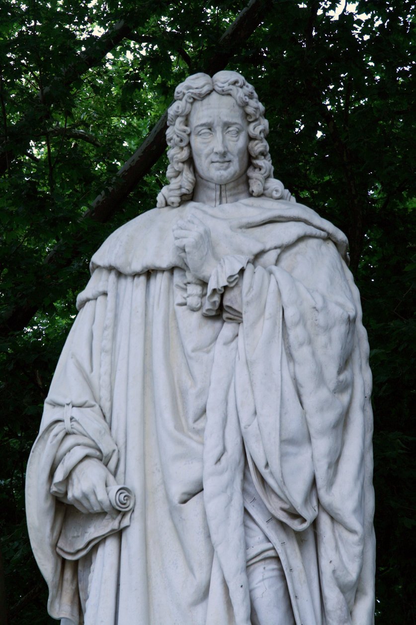 Statue of Montesquieu in Bordeaux, France