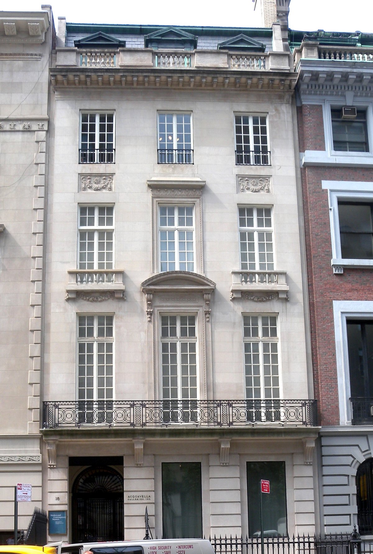 Acquavella Galleries building at 18 East 79th Street in New York City