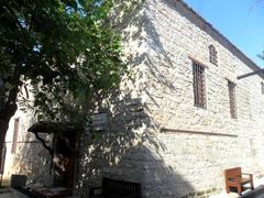 Yivli Minare Camii view with historical architecture and blue sky