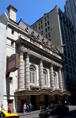 Lyceum Theater on West 45th Street in New York City with early afternoon sunlight