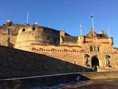 Gate House entrance of Edinburgh Castle in Edinburgh, United Kingdom