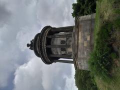 Robert Burns Monument in Edinburgh Scotland UK