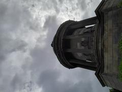 Robert Burns monument in Edinburgh, Scotland, UK