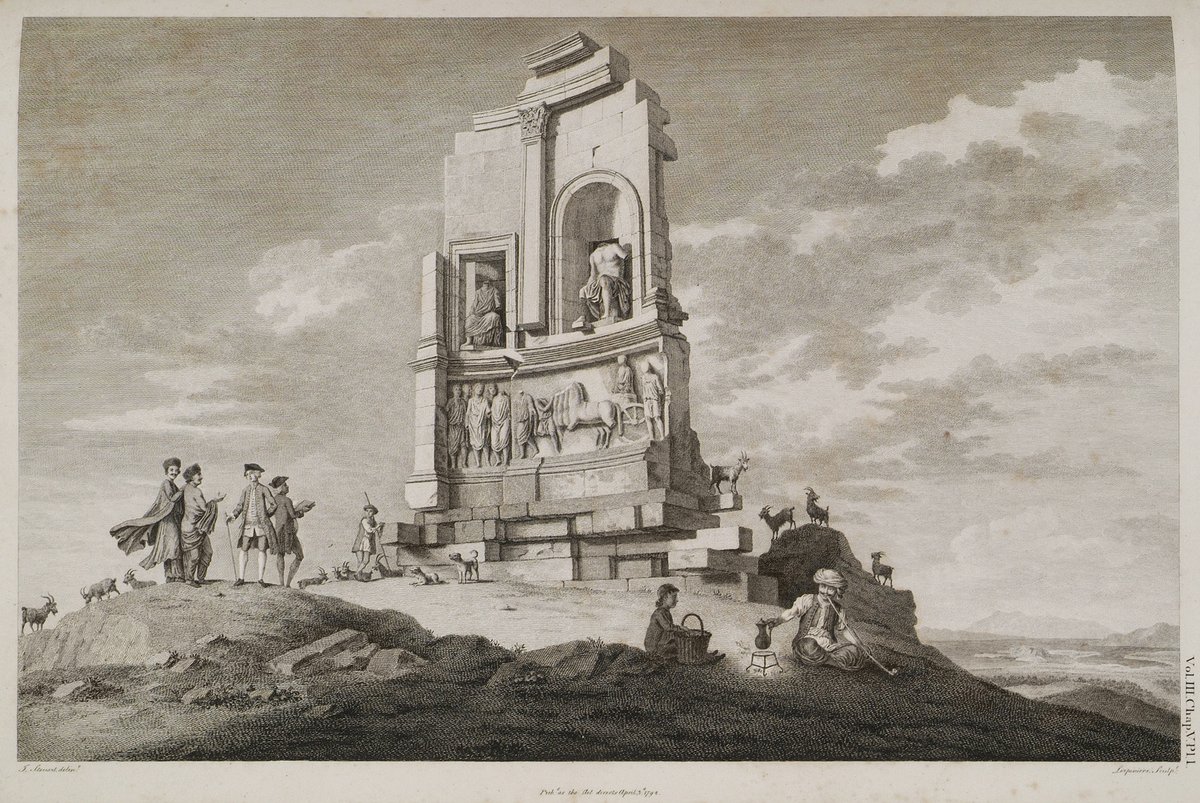 Antiquities of Athens illustration by James Stuart and Nicholas Revett 1794
