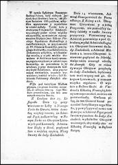 Gazeta Warszawska newspaper issue from December 18, 1782, historical Polish regional and local newspaper