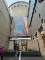 Schirn Kunsthalle in Frankfurt against a blue sky