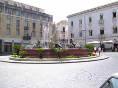 Fontana Diana Cacciatrice fountain in Siracusa
