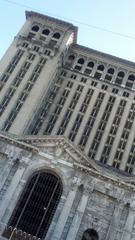 Michigan Central Station exterior view in 2012