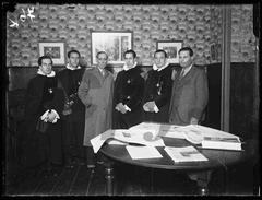 Group photo of students from Santiago de Compostela in the early 20th century