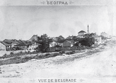 Belgrade around Bajrakli Mosque in 1895